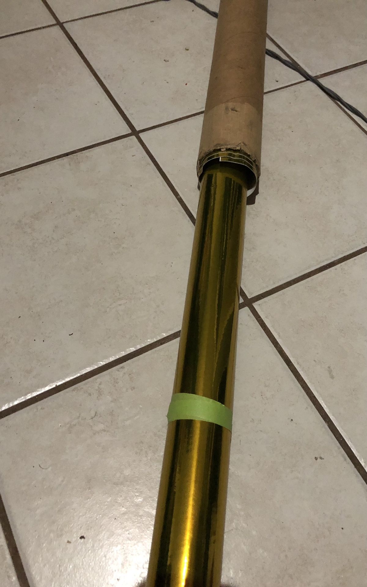 Gold Chrome Mirror Vinyl Film Wrap