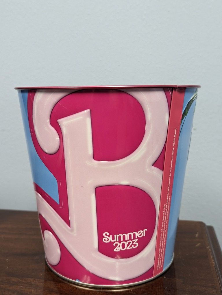 Barbie Popcorn Tin 