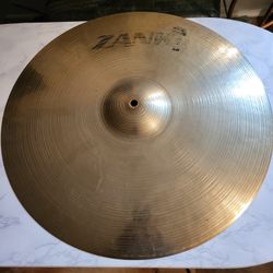 Vintage 1970s Zanki Ride Cymbal, 20"