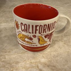 Starbucks Been There Series Mug California CA Collectible 