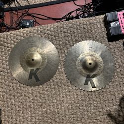 Zildjian K 14 Hybrid Hi Hats Cymbals 
