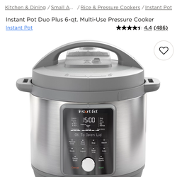 Instant Pot Duo Plus 6-qt. Multi-Use Pressure Cooker