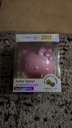Bath bomb hello kitty