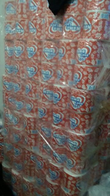 Toilet paper BRAND Mamalove 2ply 555 sheets.