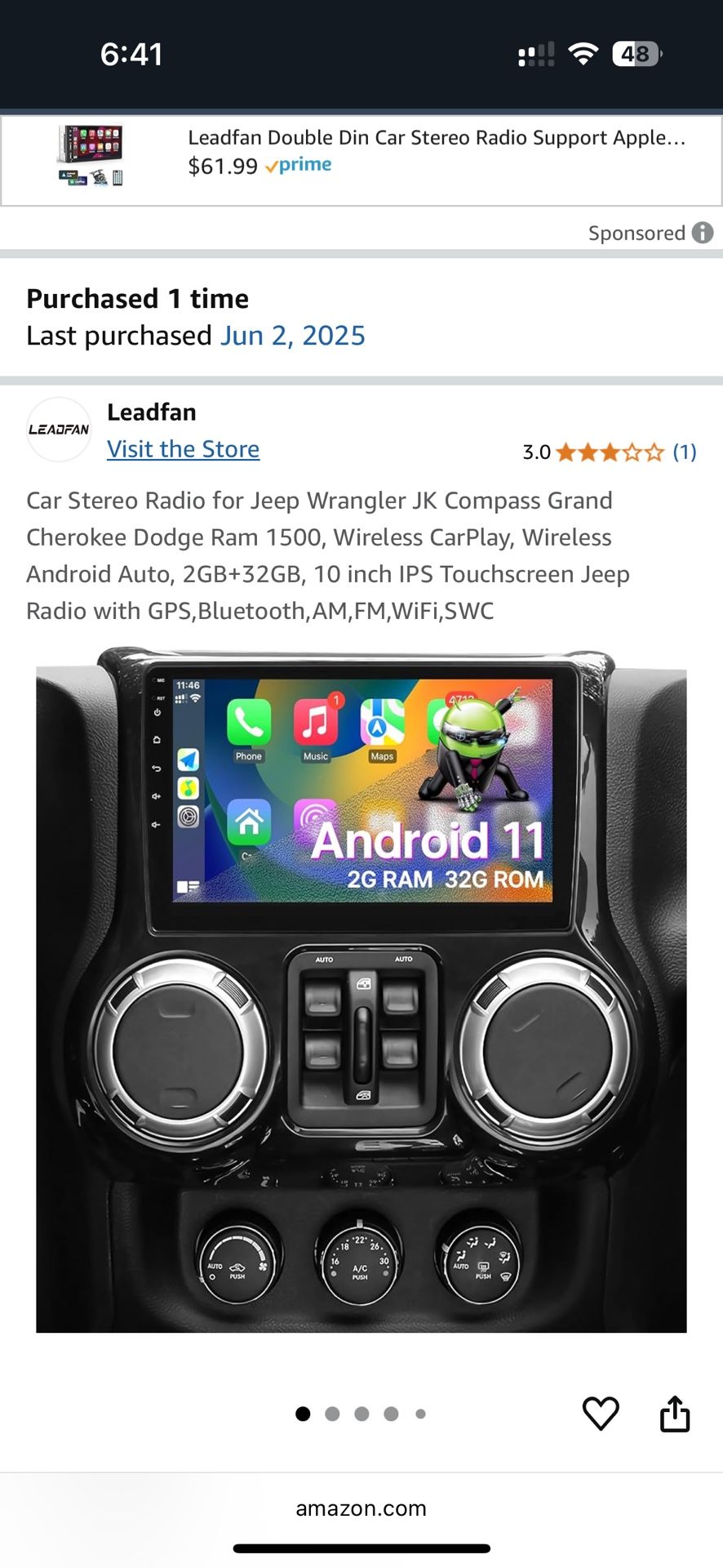Car stereo Radio