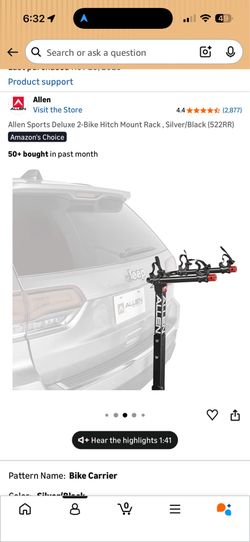 Allen 2 Bike Hitch Rack
