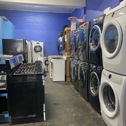 Refrigerator , Stove , Set Washer And. Dryer Front Load , Dishwasher, Stackable 