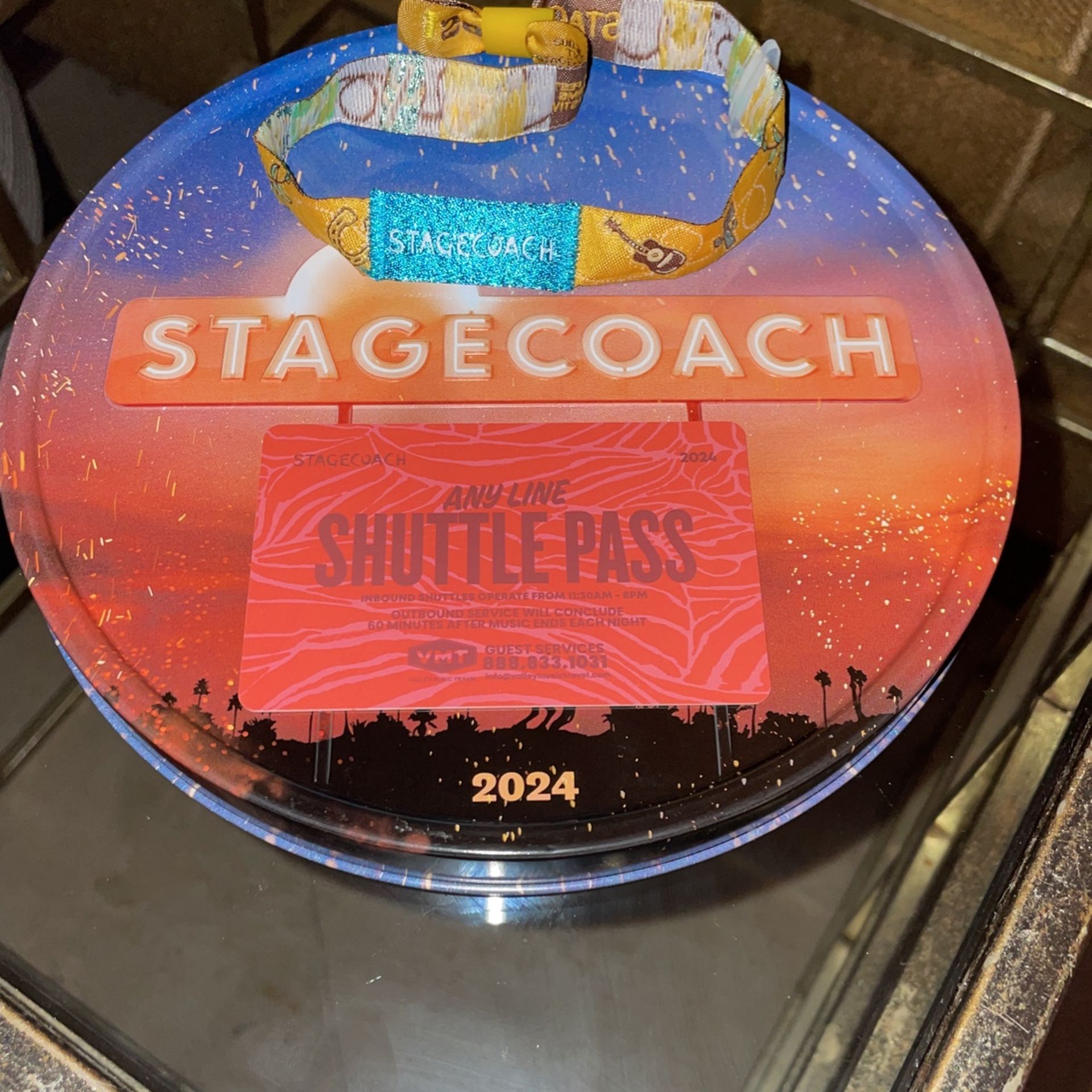 (1) 3 Day Stagecoach 24 Ticket With Shuttle Pass