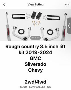 Rough country 3.5 lift kit