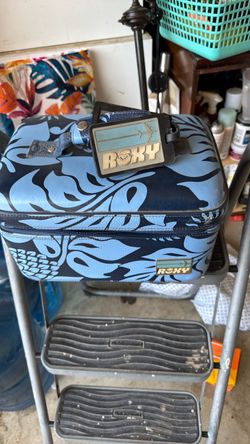 Roxy Train Case Cosmetic Travel Bag