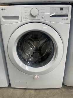 LG 5.0 Cu. Ft. White Front Load Washer - Brand New Scratch & Dent