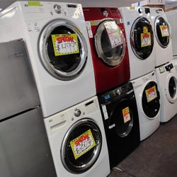 LG Front Load Washer And Dryer Set With Warranty 