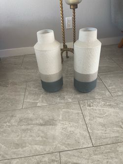 Pair of vase decor