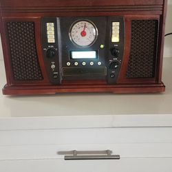 Stereo Record Player Console 