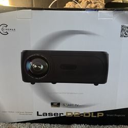 Cinemax Laser D2-DLP 8k Smart TV Projector And EVO  10 Home Theatre Sound Bar