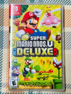 New Super Mario Bros. U Deluxe (Nintendo Switch) Tested Fast Shipping F661