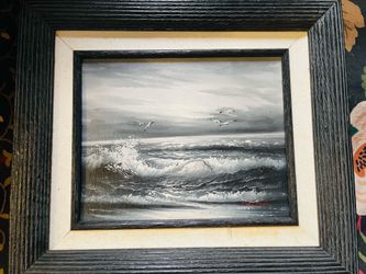 Vintage oil painting