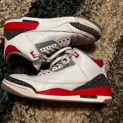 jordan 3 fire red size 11