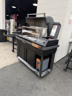 Timberline XL Wi-Fi Wood Pellet Grill and Smoker in Black. It doesn't come with a separate part, but it doesn't affect anything. $1500