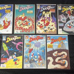 Lot of 7 Disney Duck Tales Comics #9-15
