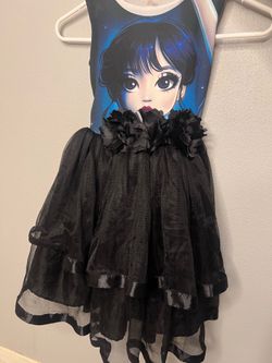 Wednesday dress size medium (kids) vestido