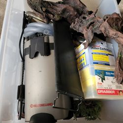 aquarium equipment filter artificial tree