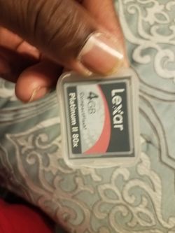 Lexar platinum ll 80x 4GB