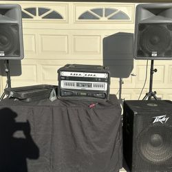 Peavey PA - DJ Equipment With subwoofer! 