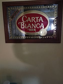 Mexican Beer Mirror $35