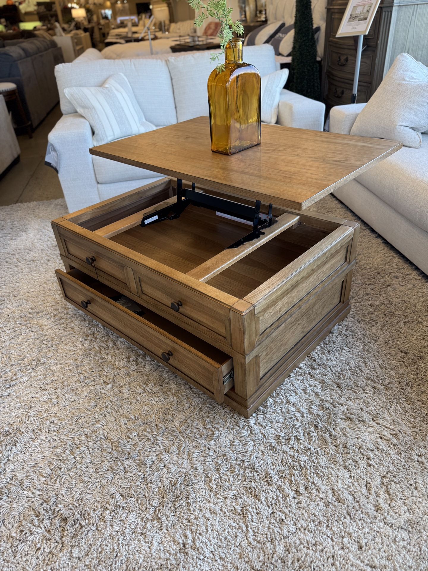 Beautiful Pull Up Coffe Table