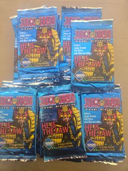1995 judge dredd edge entertainment trading cards 48 sealed packs