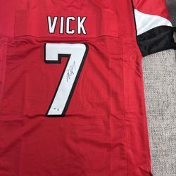 Michael Vick Signed Autograph Custom Jersey - Atlanta Falcons - Beckett Coa