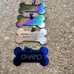 Laser Engraved Dog Tags 