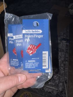 Foam Finger Pins