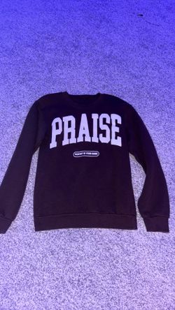 brown Christian crewneck