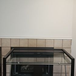 Glass Topped Desk