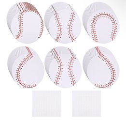 60 baseball paper gift tags