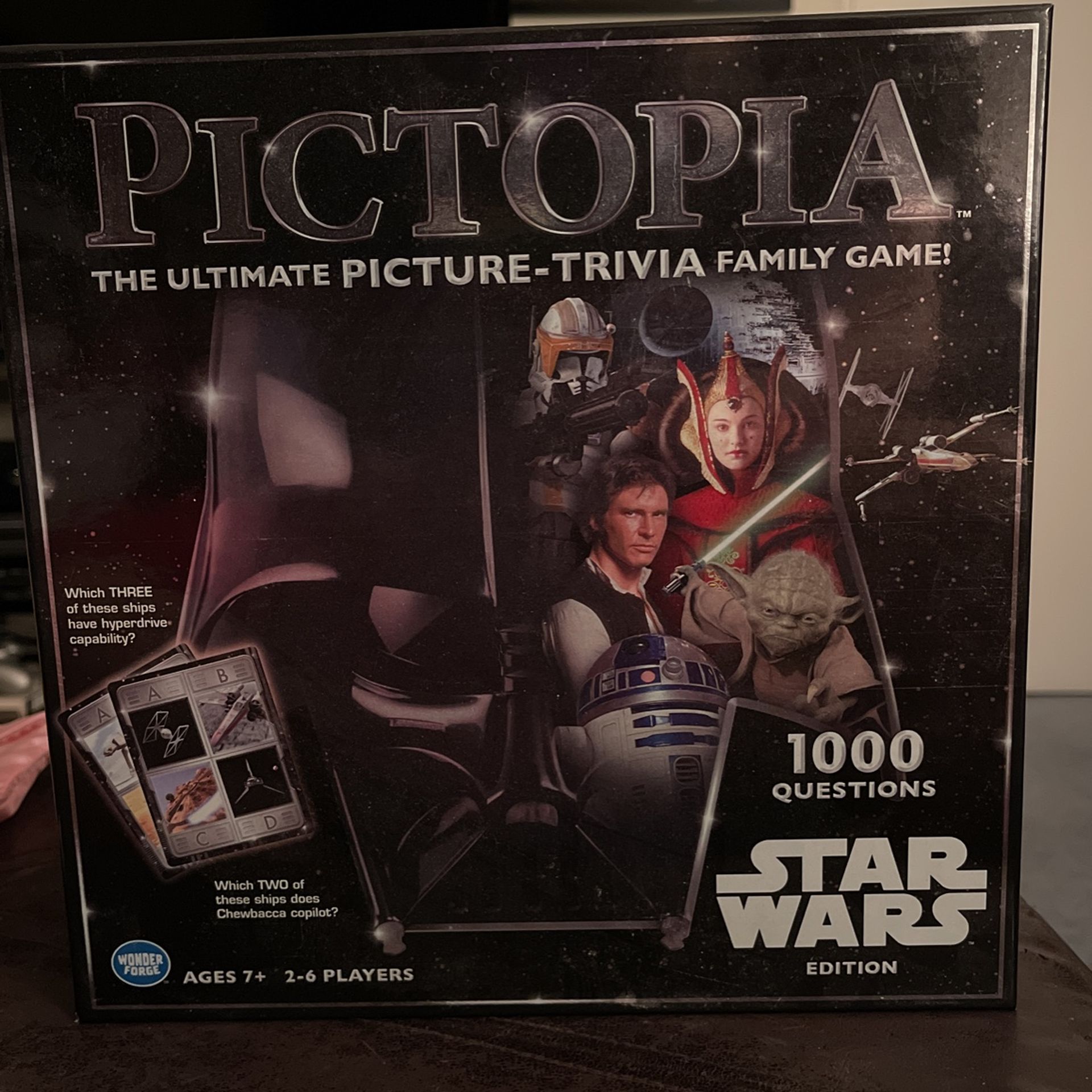 New!! Star Wars Pictopia Board Game Over 1000 Questions New In Box Never Opened!