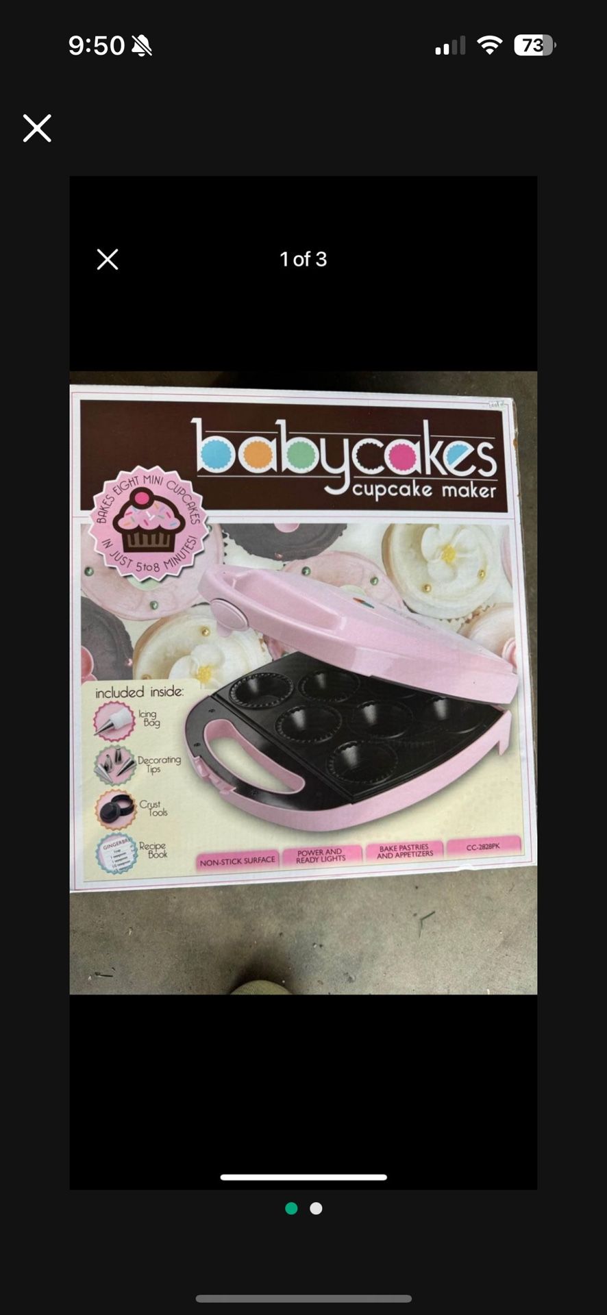 Baby Cakes Cupcake Maker 