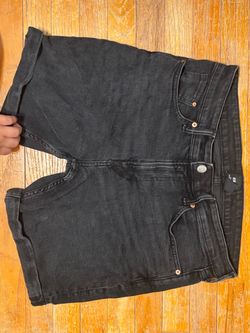 H&M Black Denim Shorts