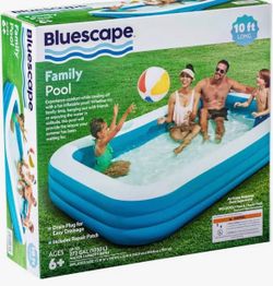 Bluescape 10ft Family Inflatable Swimming Pool
