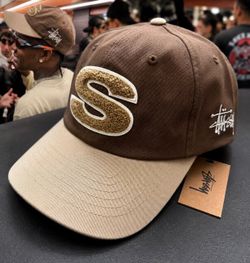BRAND NEW Stussy Low Pro Chenille S SnapBack.  One Size Adjustable SnapBack.  100% Authentic Guaranteed! Purchased directly from Stussy Santa Ana Arch