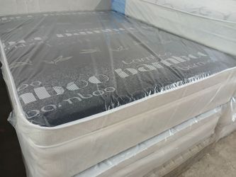 $200 Queen pillow top mattress only brand new free delivery same day