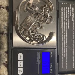 Sterling Silver Womens Bangles & Ring   MEXICO