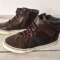 Boys High Top Sneakers, Size 11