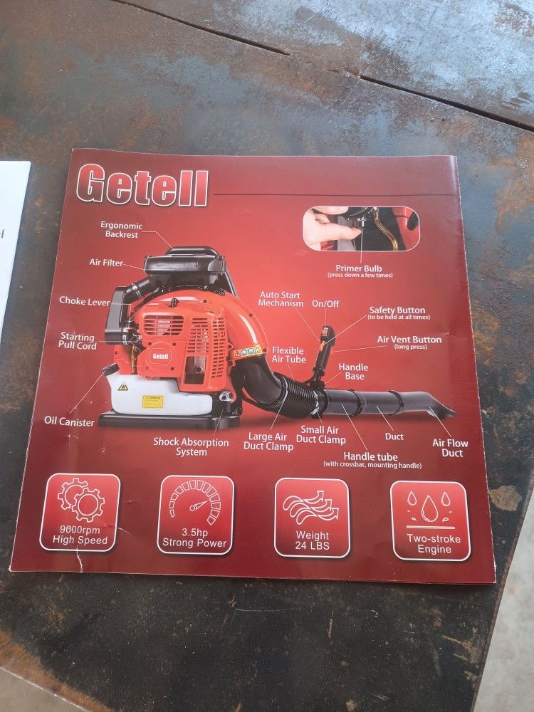 Leaf Blower, Gas