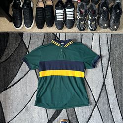 multi colored polo
