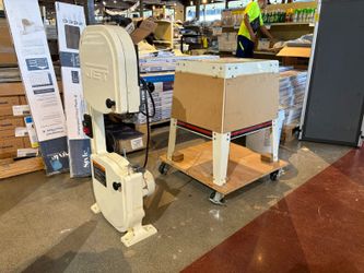 JET JWBS-12OS 1/2HP 12″ Open Stand Vertical Bandsaw 115V 1Ph