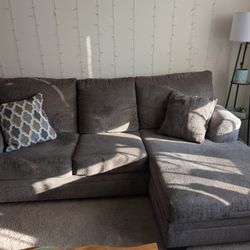 Couch with Chaise Lounger