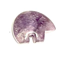 Large Amethyst Fetish Bear Bead